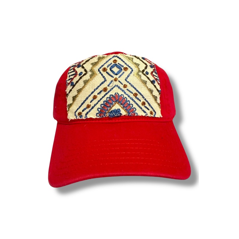 Kilim Baseball Hat – Red 72