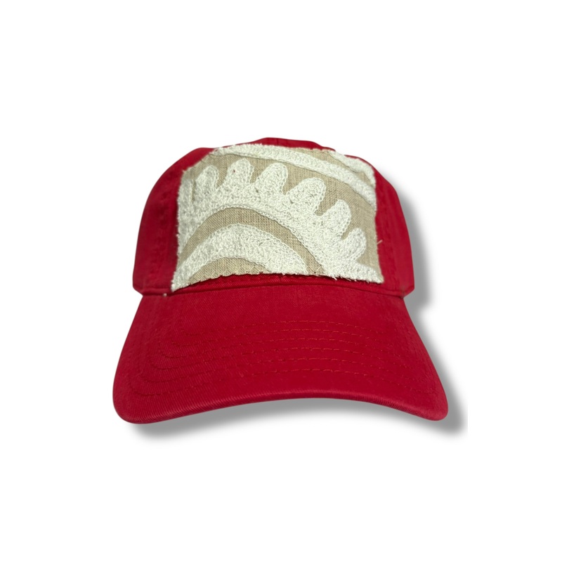 Kilim Baseball Hat – Red 80
