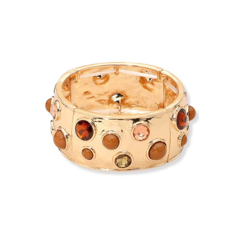 Back To You Brown Statement Bracelet