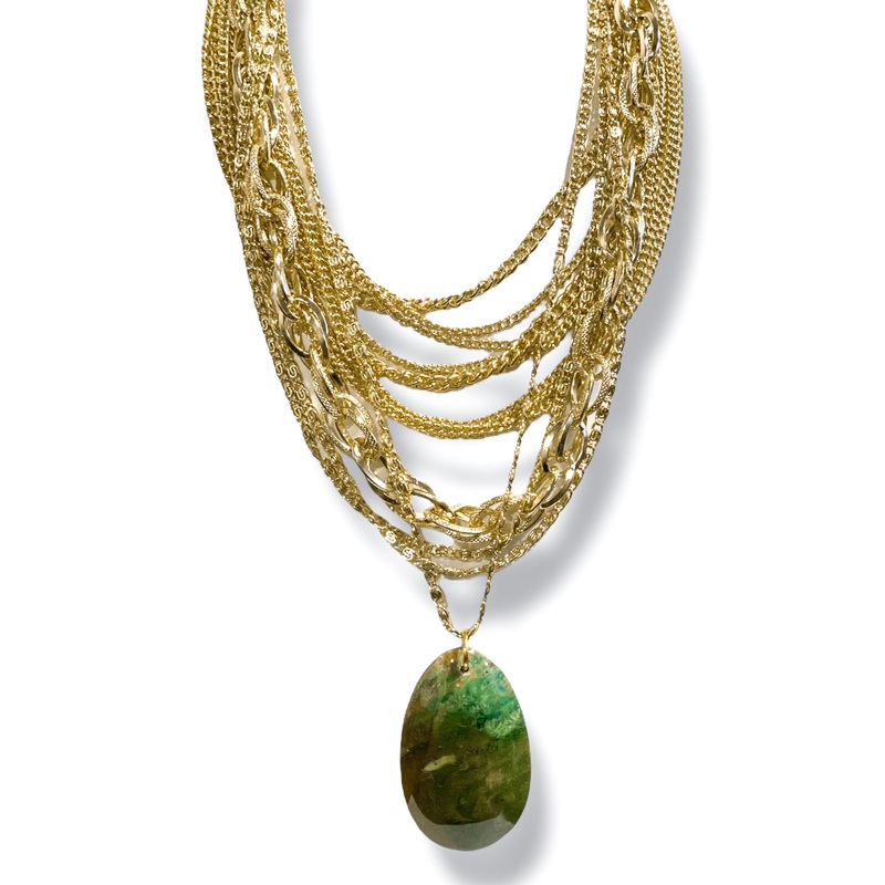 Made in the Deep South 1960s Stone 1970s Necklace