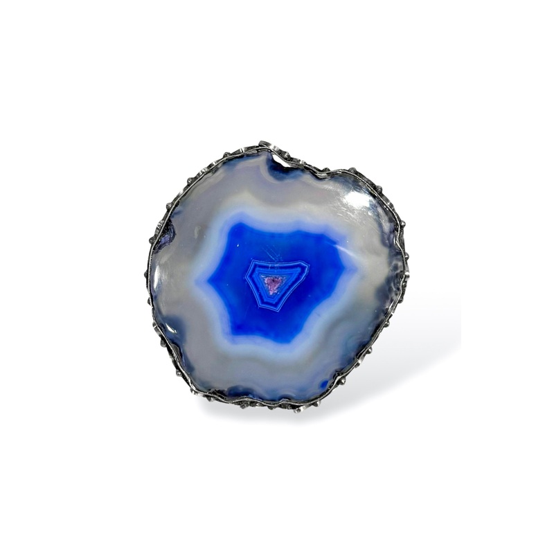 Made in the Deep South 1970s Druzy Adjustable Ring