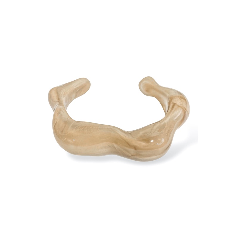 Back Before You Know Taupe Cuff Bracelet