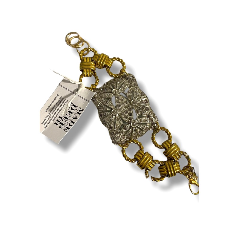 Made IN The Deep South 1920s Shoe Clip 1960s Chain Bracelet