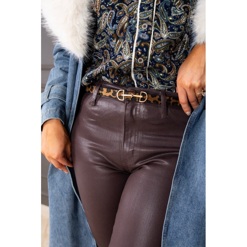Here For A Ride Leopard Belt|Leopard
