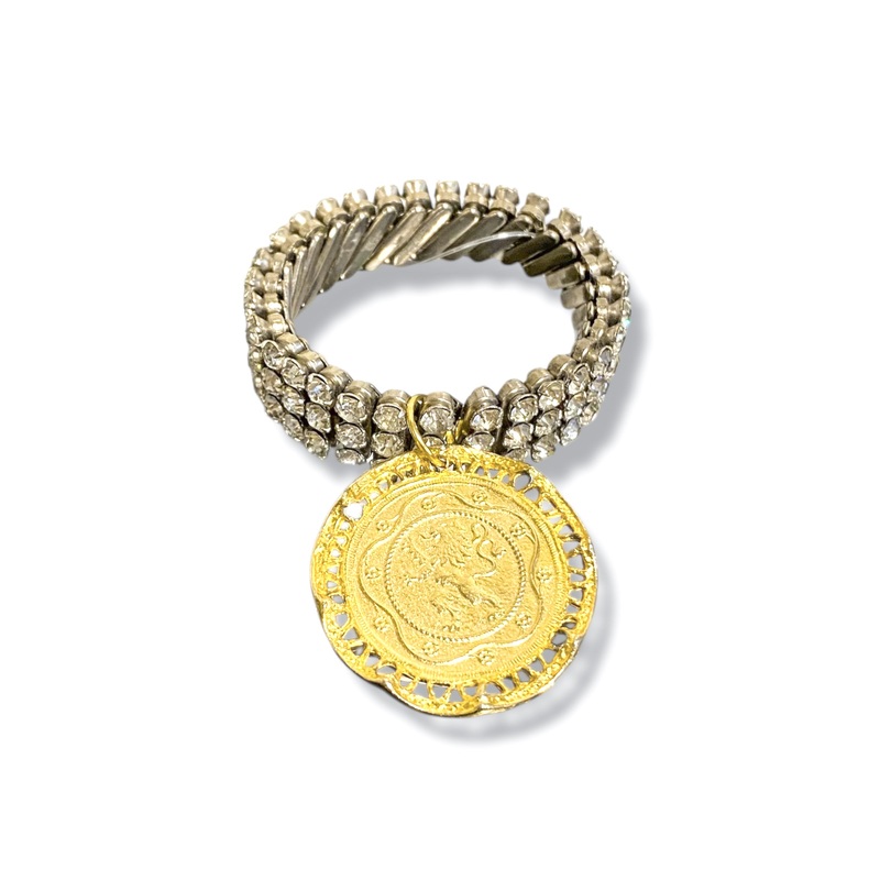 Made in the Deep South 1960s Coin 1950s Stretch Bracelet