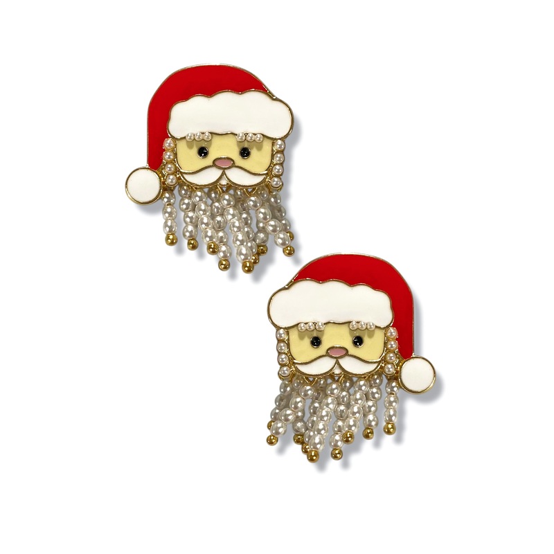 The Big Man Earrings|Cream