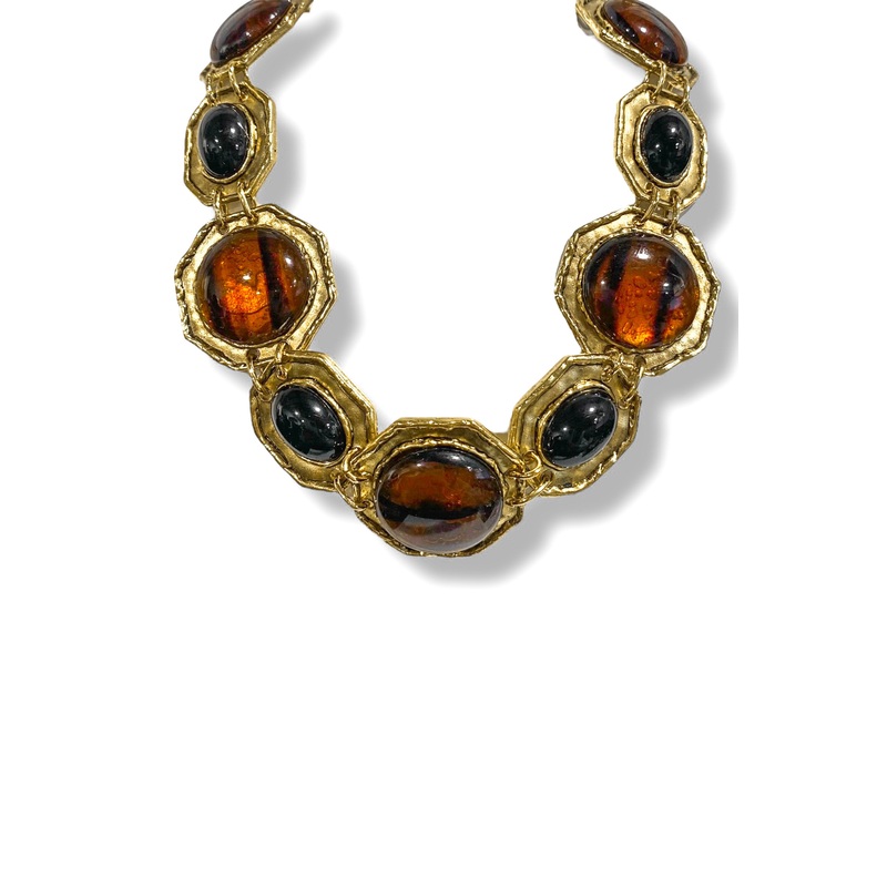 Yochi Marla Tiger Eye Necklace