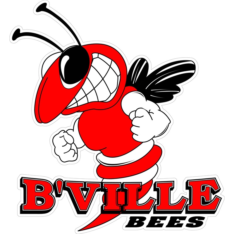 B’VILLE BEES Generic Decal|5″-6″|(Two-Pack) 3″