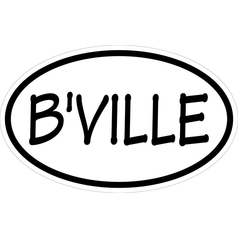 B’VILLE Euro Decal