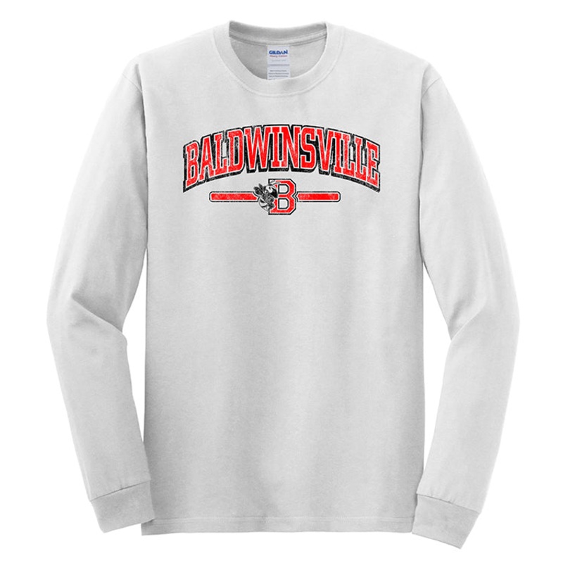 Baldwinsville Distressed Logo Long-Sleeve