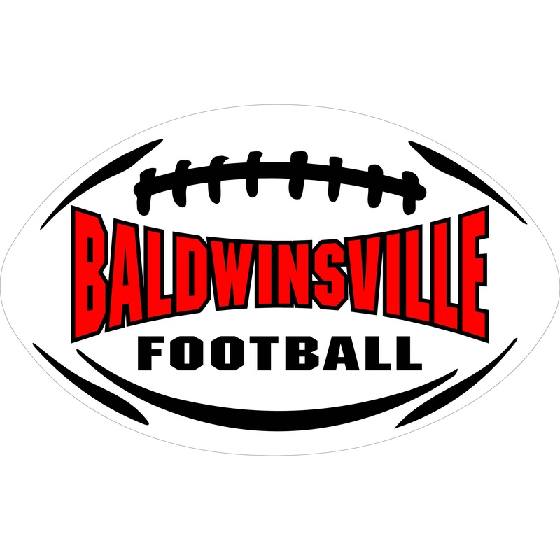 Baldwinsville Football Decal|5″-6″|(Two-Pack) 3″