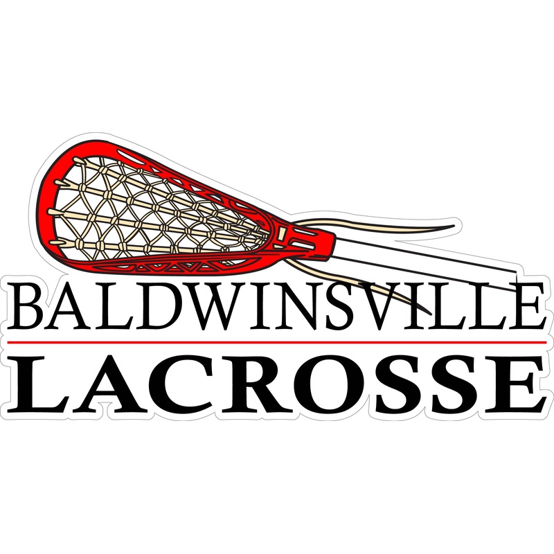 Baldwinsville Lacrosse Decal|5″-6″|(Two-Pack) 3″