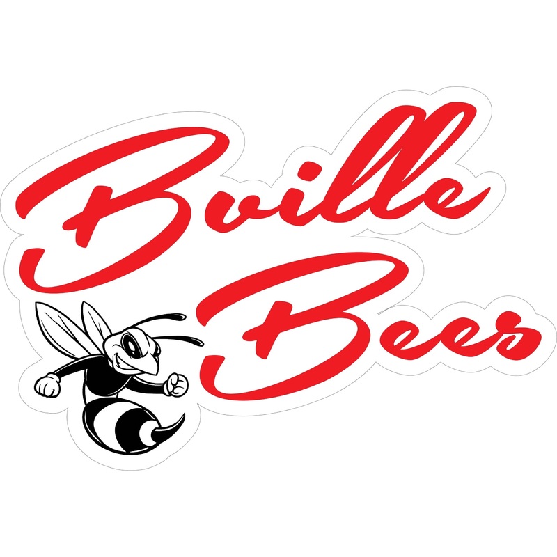 Bville Bees Cursive Decal|5″-6″|(Two-Pack) 3″
