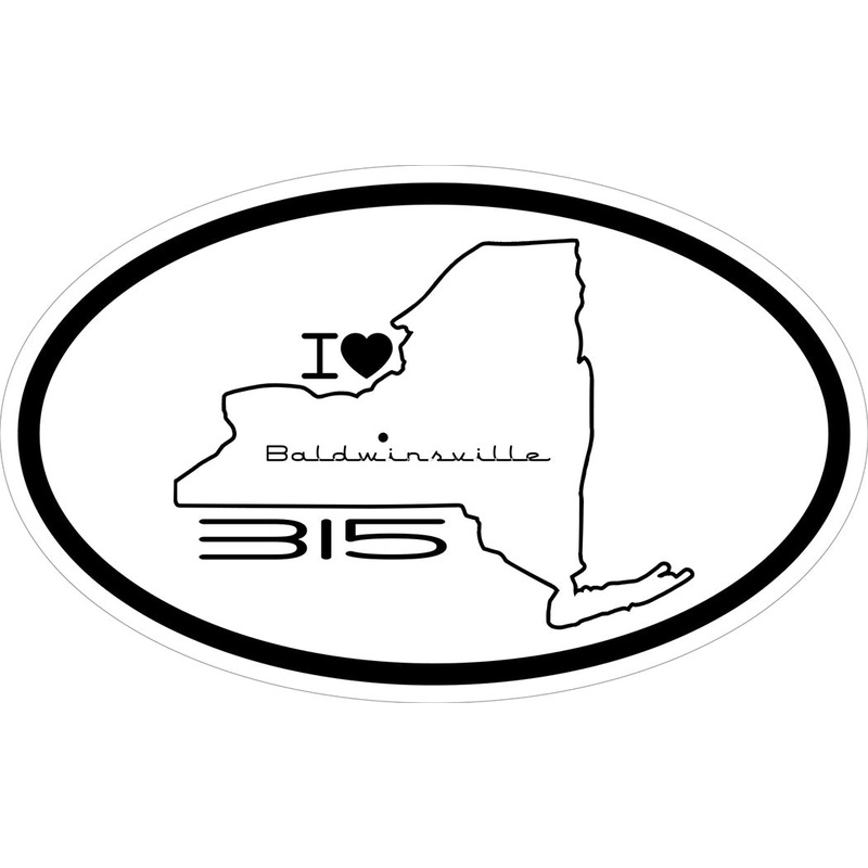 I Love Baldwinsville 315 Decal