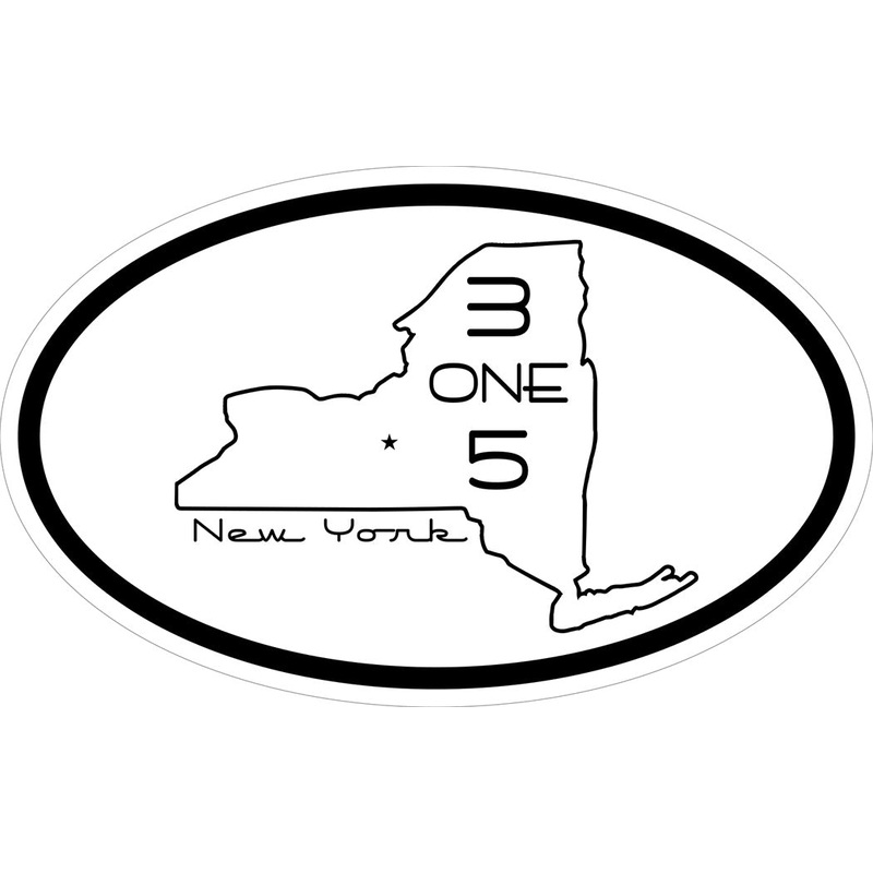 New York 315 Decal