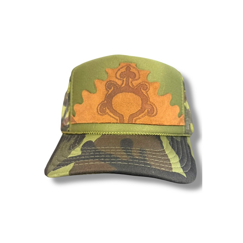Orijinal Camo Suede Trucker Hat