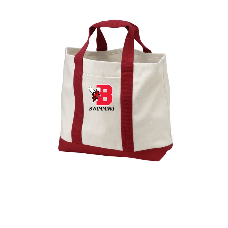 Port Authority 2-Toned Canvas Tote Shopping Bag