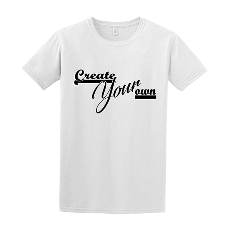Single-Color Logo Custom Unisex T-Shirt