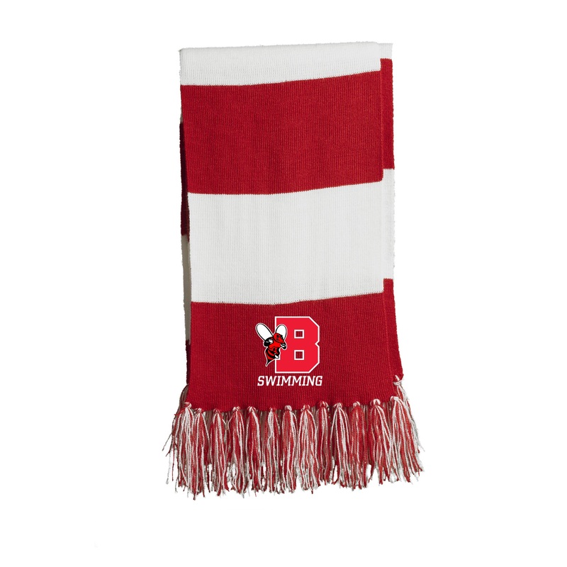 Sport Tek Striped Spectator Scarf