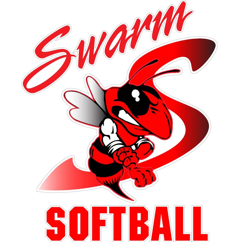 Swarm Softball Decal|5″-6″|(Two-Pack) 3″