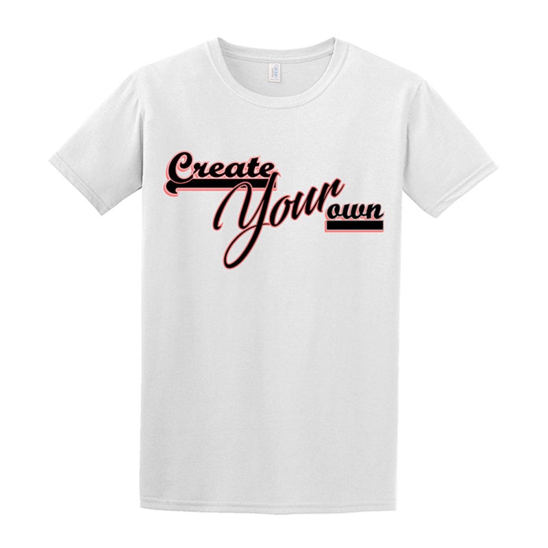 Two-Color Logo Custom Unisex T-Shirt