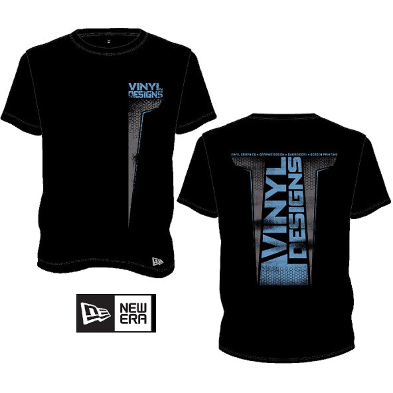 Vinyl Designs 2020 – Black New Era T-shirt