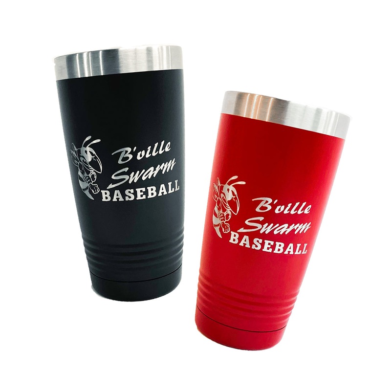B’ville Swarm Baseball 20oz. Insulated Tumblers