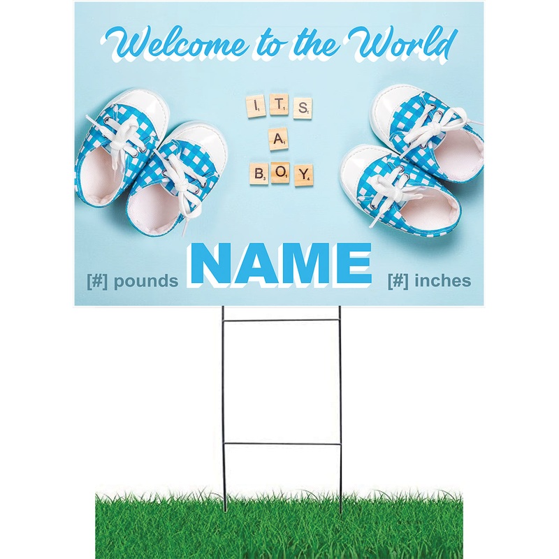 IT’S A BOY! Customizable Yard Sign