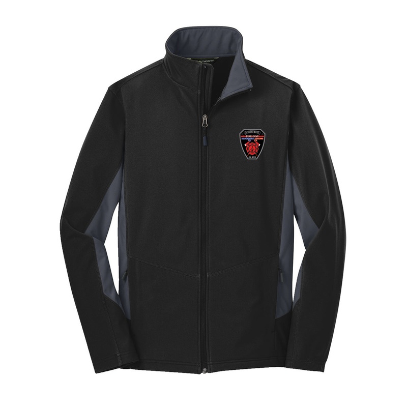 J318 Port Authority Core Colorblock Soft Shell Jacket w/ Embroidered logo