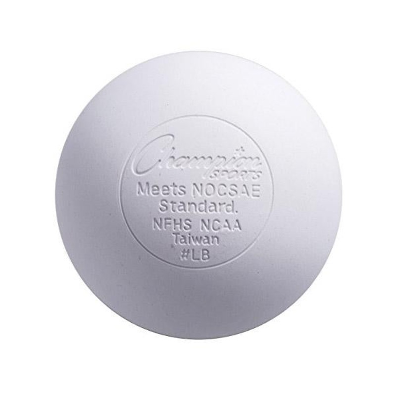 NOCSAE Lacrosse Ball|White|One Size