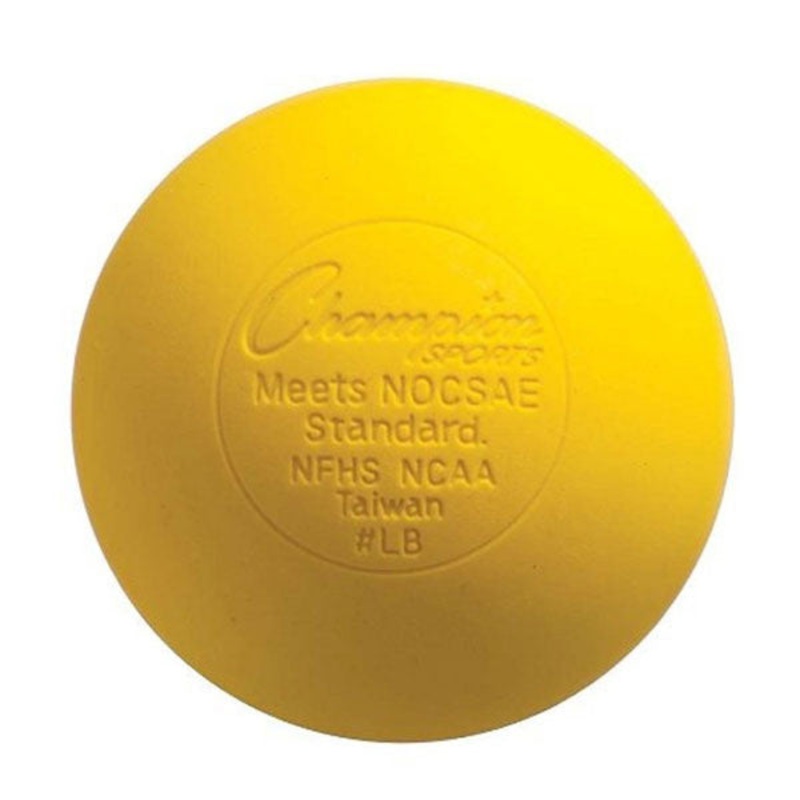 NOCSAE Lacrosse Ball|Yellow|One Size