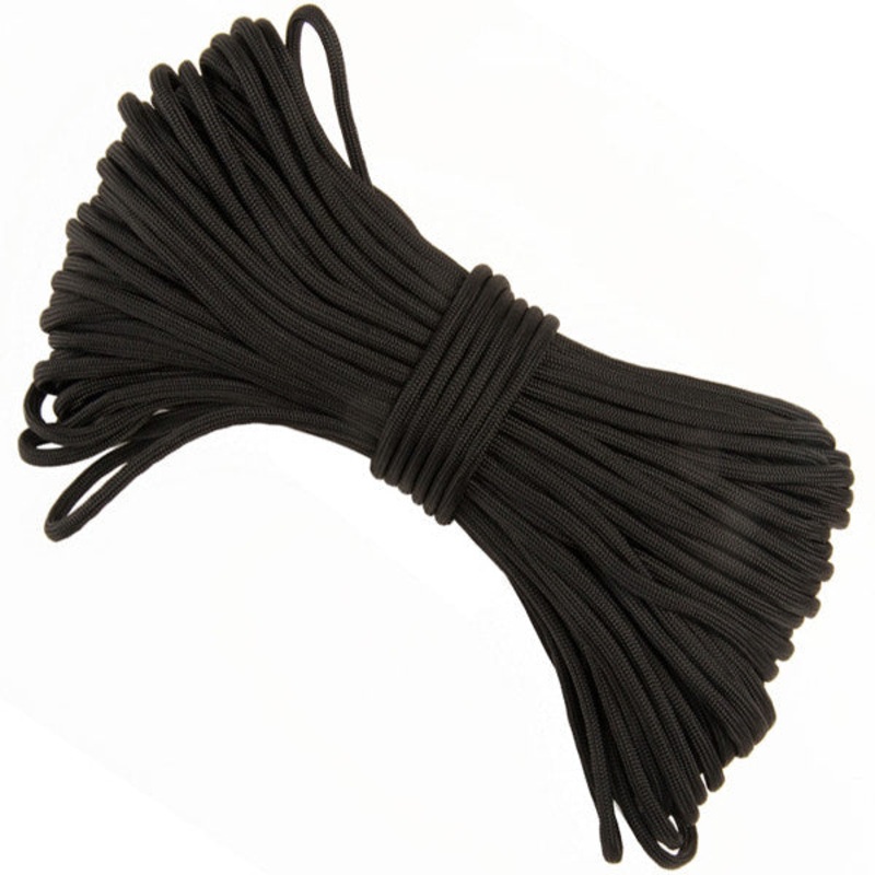 Paracord – 3 mm x 100’|Black|100 ft