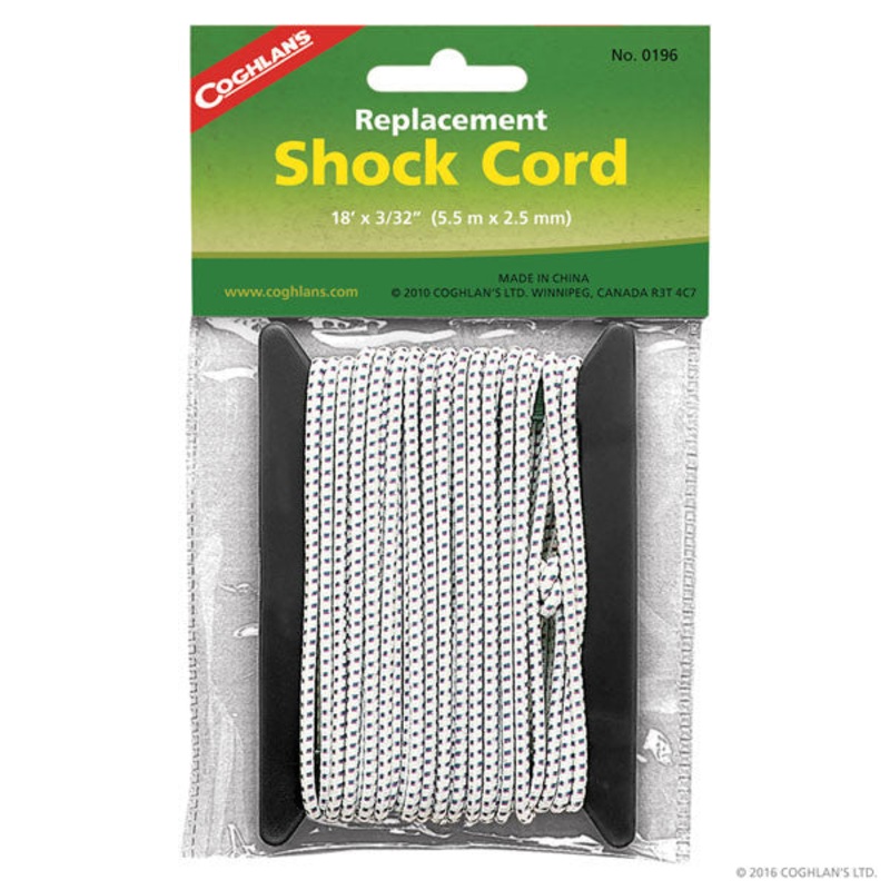 Shock Cord – 18 Ft|White|18′