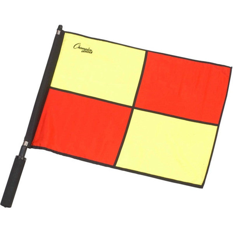 Official Checkered Flag|Red/Yellow|One Size