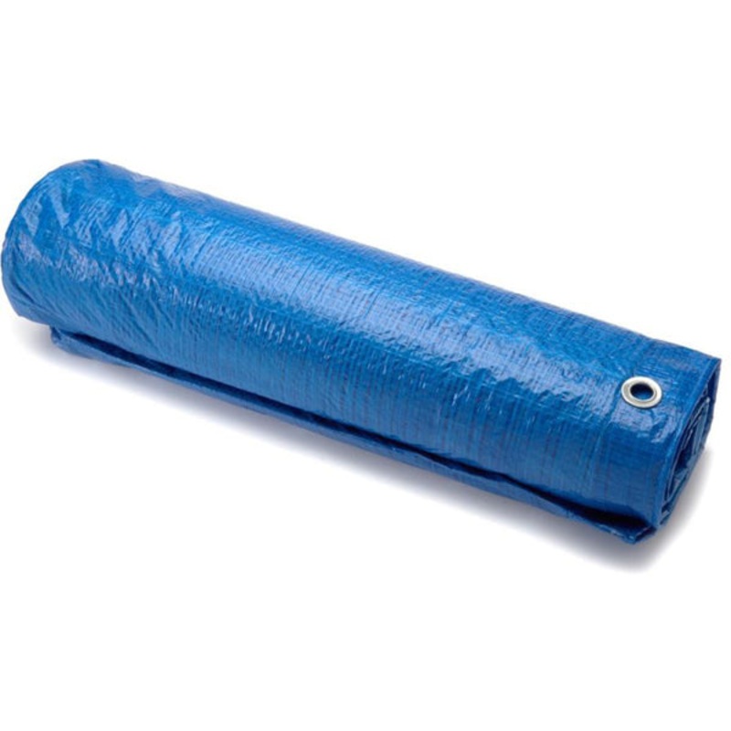 Rolled Tarp 8ft x 6ft|Blue|One Size