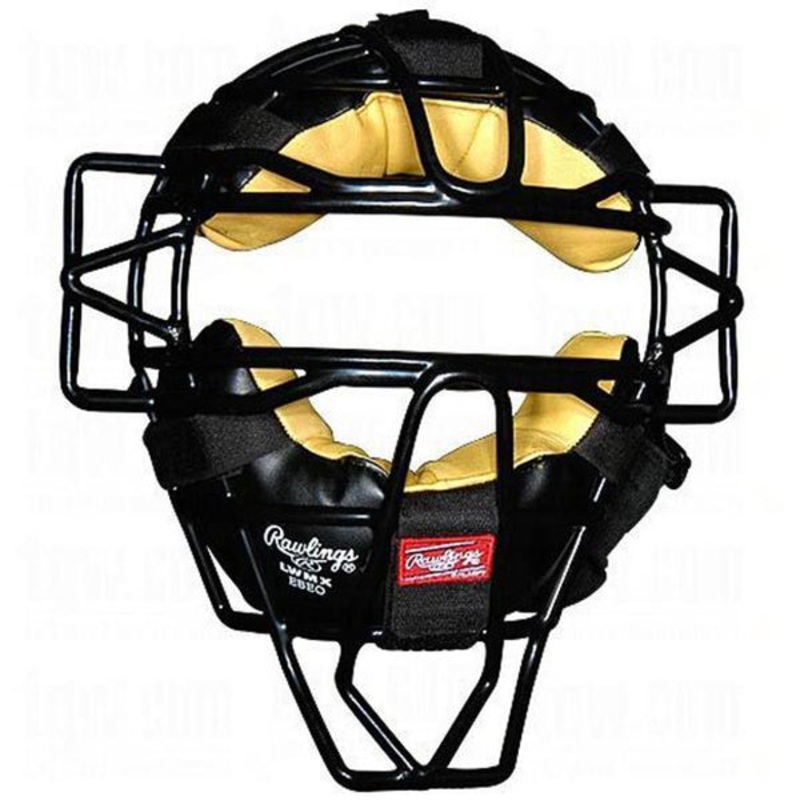 Solid Wire Umpire Mask|Black|One Size