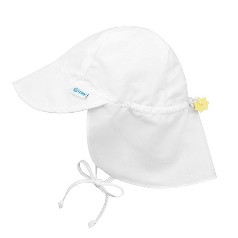 Youth Solid Flap Hat|012-White|9/18M|2T/4T|0/6M