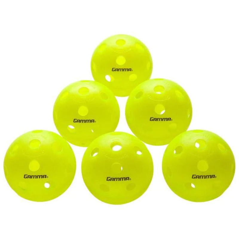 Outdoor Pickleball (6 Pack)|Neon Green|6 Pack