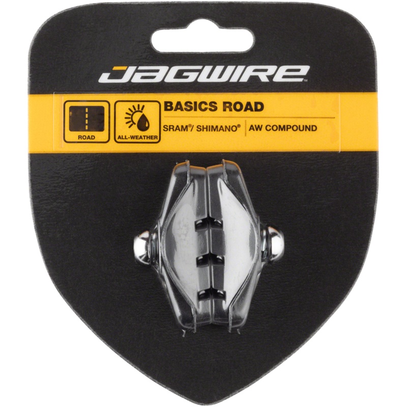 Basic Road Molded Brake Shoe|Black|One Size