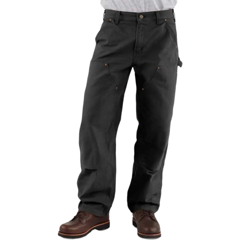 Men’s Washed Duck Double-Front Work Dungaree