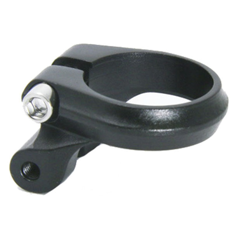 Seatpost Clamp w/ Rack Mount, 31.8 Alloy – Black