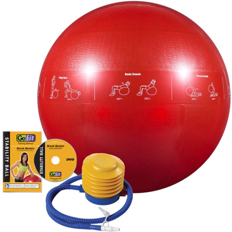 Stability Ball – 65 cm|Red|One Size