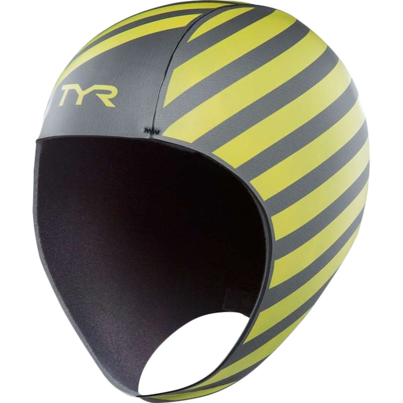 Hi-Vis Neoprene Swim Cap, Fluorescent Yellow – S