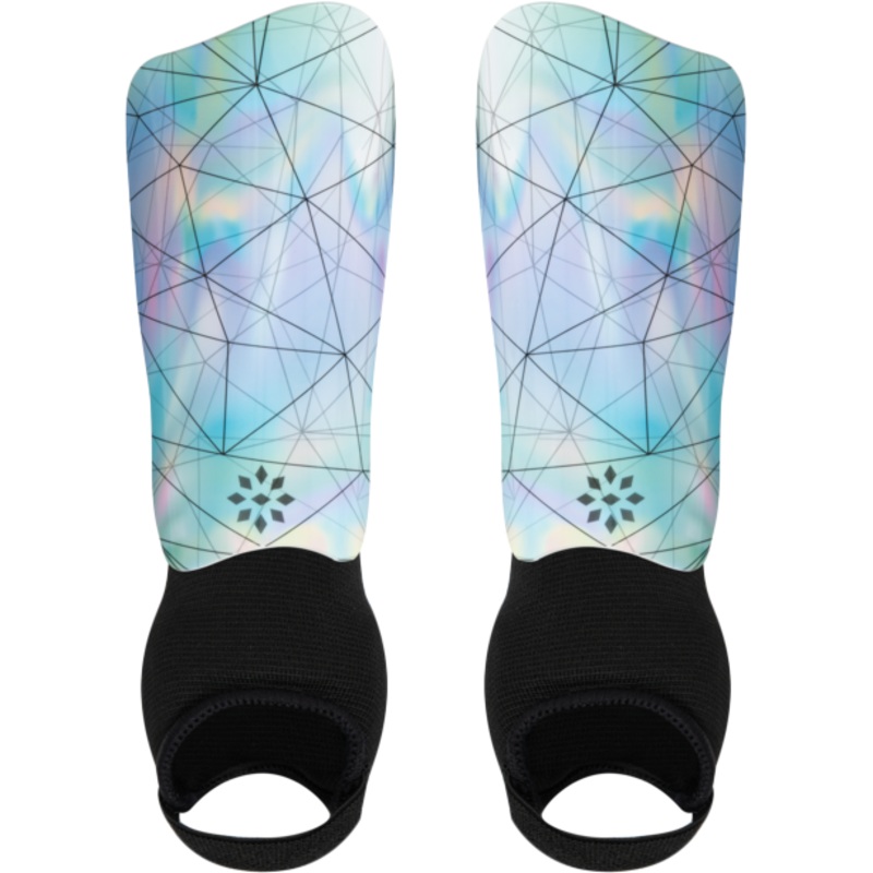 Girls’ Cut Soccer Shin Guards|Holographic|S/M|M/L