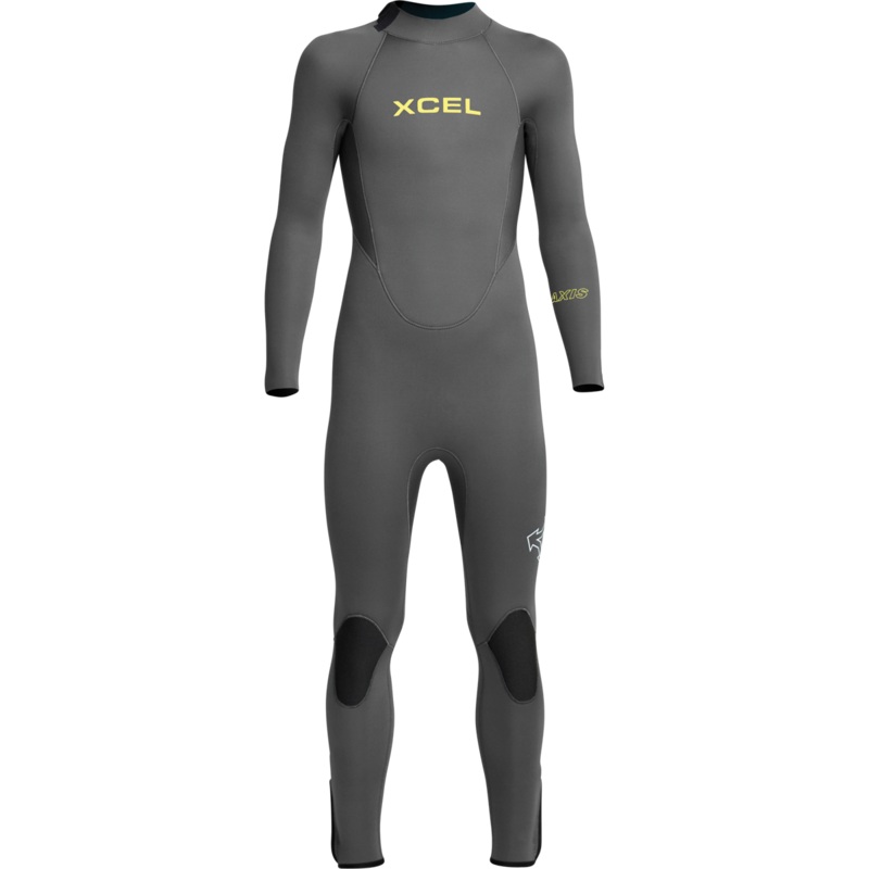Youth Axis 4/3mm Back Zip|GRE-Grey|4|6|8|10|12|14|16