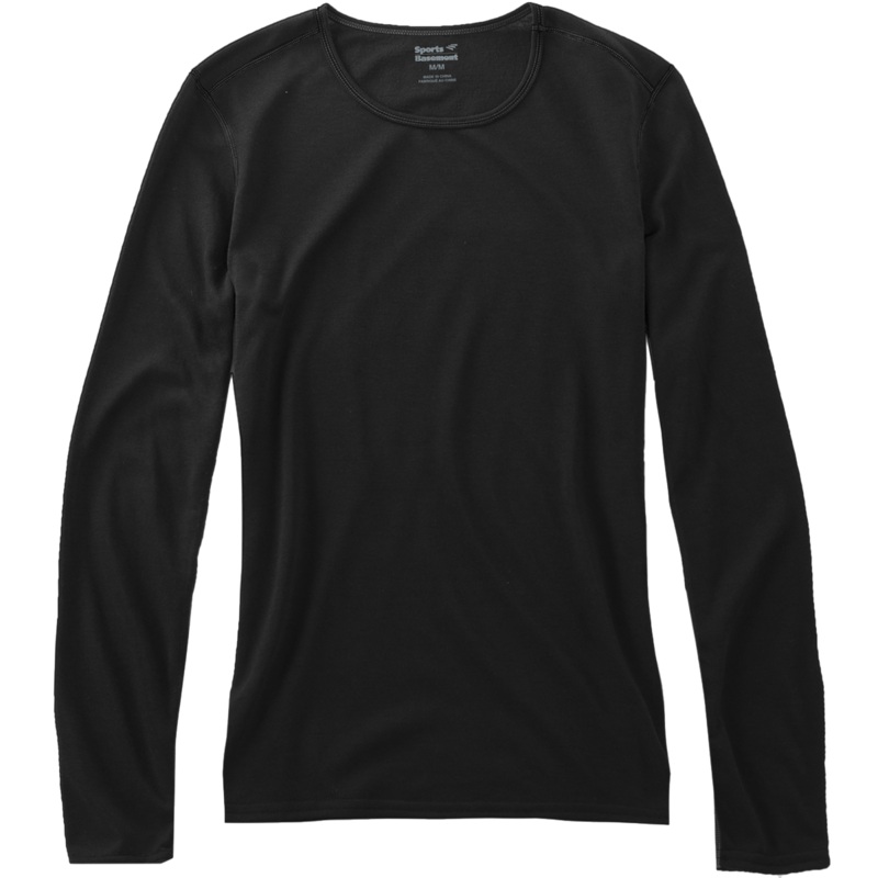 Women’s Single Layer Crewneck|Black|XS|S|M|L|XL