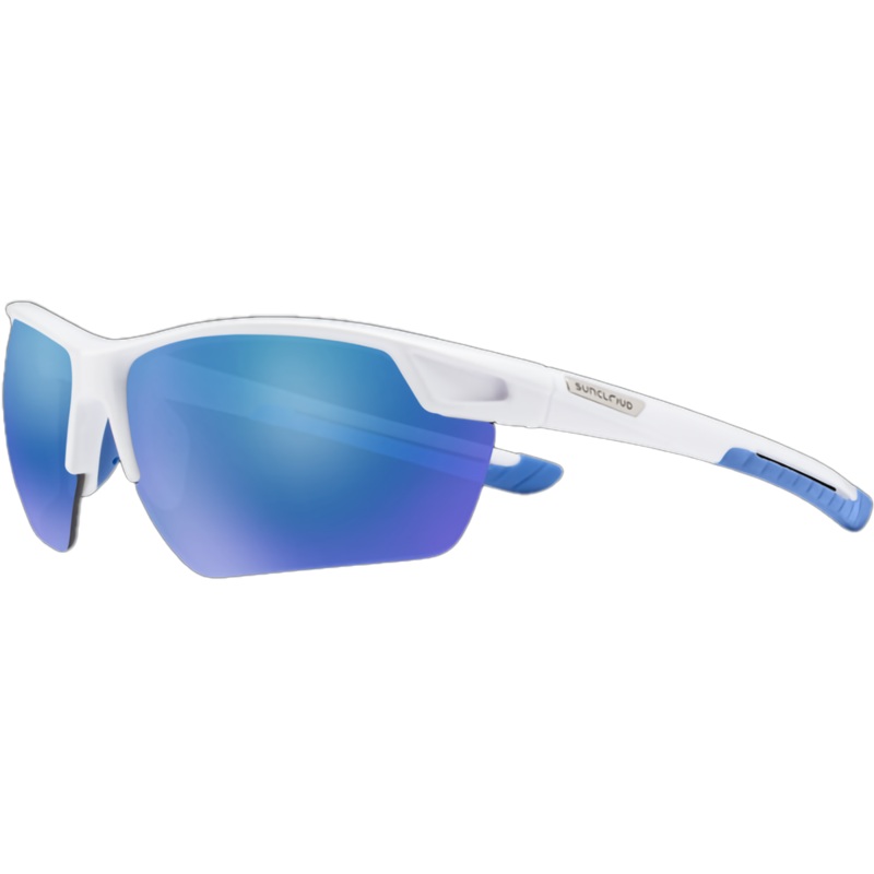 Contender|White/Polarized Blue Mirror|One Size