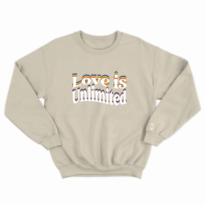 Love Is Crewneck|Small|Medium|Large|X-Large