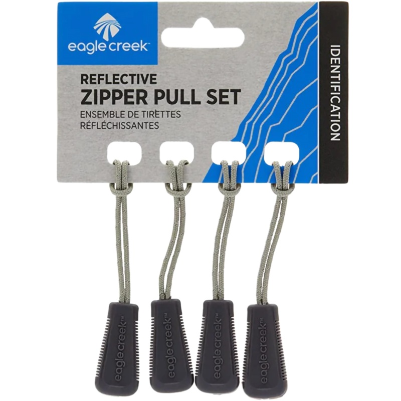 Reflective Zipper Pull Set|010-Black|One Size