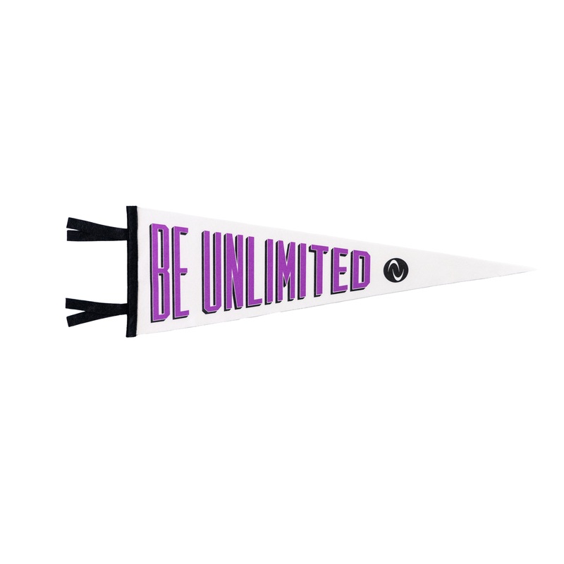 BE UNLIMITED PENNANT